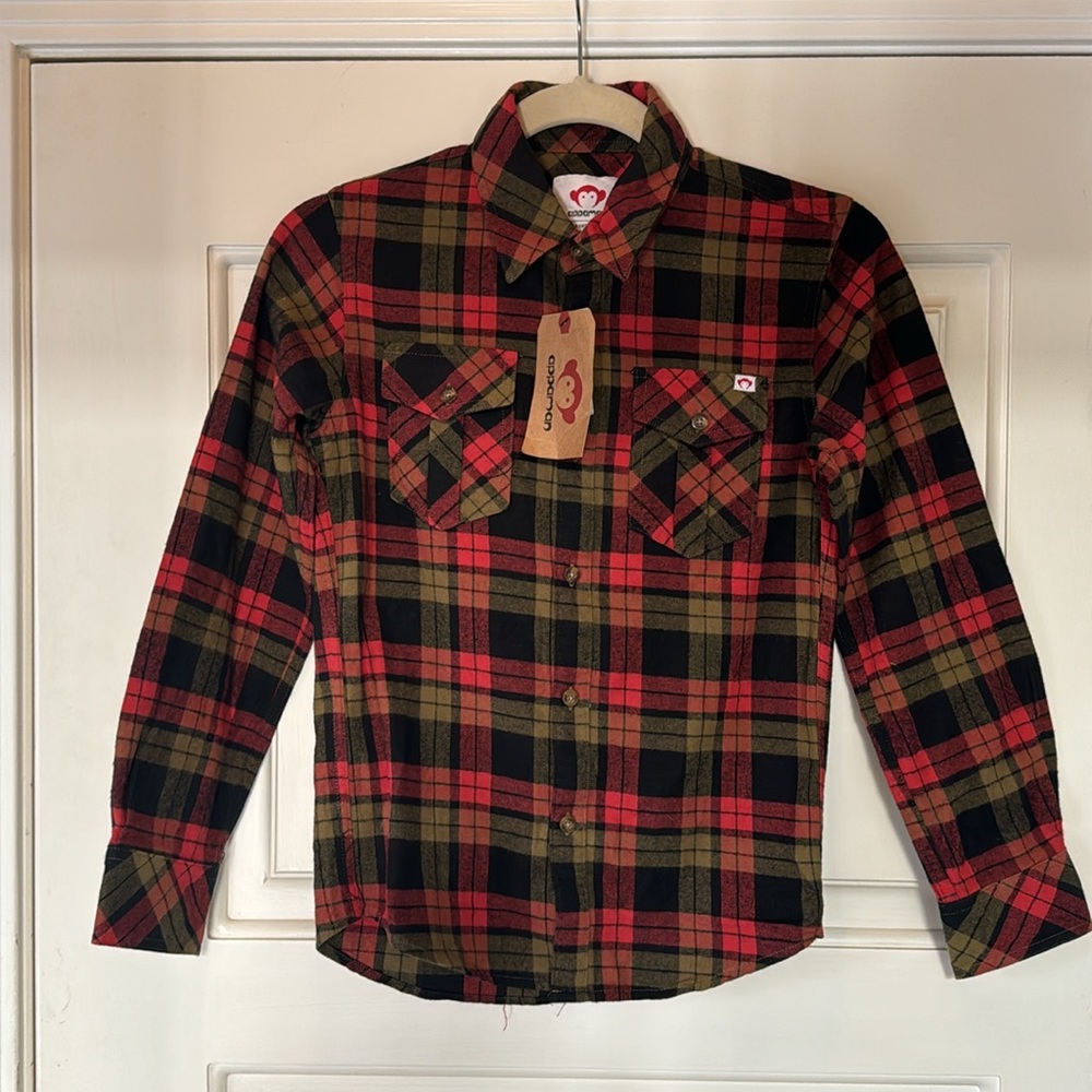 Appaman Paprika Plaid Button Down Shirt